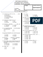 Maths Test Primary 5 Number 10 Milions Semester 1 2019 2020@