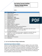 Air Core Series Reactor Design Considerations