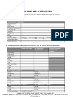 Dotpay Merchant Application Form