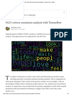 NLP - Twitter Sentiment Analysis With Tensorflow - Sebastian Correa - Medium