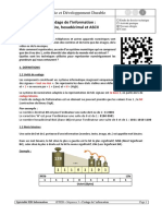 Codage de L'information - Binaire, Hexadécimal Et ASCII