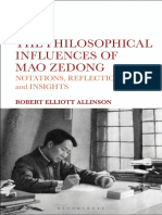 Robert Elliott Allinson The Philosophical Influences of Mao Zedong Notes Reflections and Insights