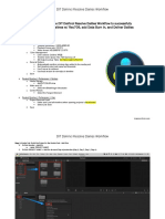 DIT DaVinci Resolve Workflow