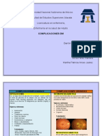 Cuadro Comparativo de Las Complicaciones Agudas y Cronicas de La DM2