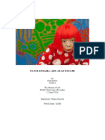 Yayoi Kusama Art As An Escape PDF