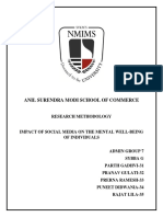 Impact of Social Media On The Mental Well-Being of Individuals PDF