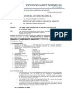 Informe de Mayores Metrados