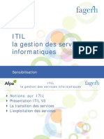 Sensibilisation A ITIL