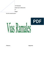 Vías Ramales