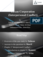 Lexon Corporation (Interpersonal Conflict)