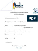 Analisis Comparativo