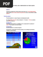 Structure and Composition of The Earth