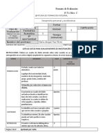 Lista de Cotejo Cuadro de Doble Entrada Roles Sociales