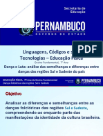 Dança e Luta Análise Das Semelhanças e Diferenças Entre Danças Das Regiões Sul e Sudeste Do País