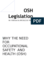 OSH Legislation RA 11058