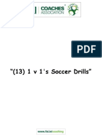 Fai Coaches Association - 1X1 Soccer Drills PDF