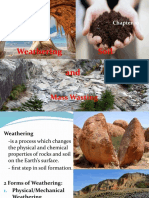 Unit III Chapter 10 (Weathering, Soil and Mass Wasting)