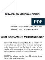 Scrambled Merchandising