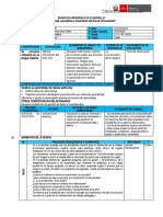 Sesion de Aprendizaje - 2°