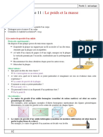 Le Poids Et La Masse Cours PDF