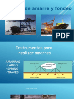 Sistema de Amarre y Fondeo