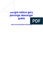 Sangre Azteca Gary Jennings Descargar Gratis