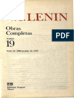 Obras Completas. Tomo 19 (Junio 1909 - Octubre 1910) - Vladimir I. Lenin PDF