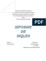 Informe de Inglés