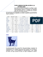 El Horóscopo Griego en Relación A La Astrología