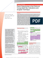 Pelvic Osteotomies in The Child and Young Adult Hip: Indications and Surgical Technique