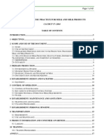 Code of Hygienic Practice For Milk and Milk Products: CAC/RCP 57-2004