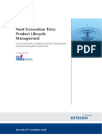 Detecon Study Next-Generation Telco Product Lifecycle Management: How To Overcome Complexity in Product Management by Implementing Best-Practice PLM