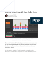 Clean Up Redux Code With React-Redux Hooks PDF