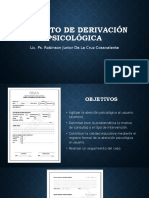 Formato de Derivación Psicológica