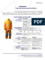 Traje Bombero Estructural Command F E