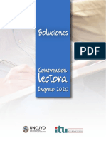 Soluciones Compresion Lectora 2020 Ok PDF