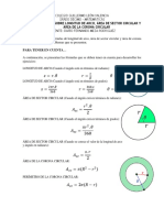 Taller de Trigonometria Longitud de Arco - Áreas Sector Circular y Corona PDF