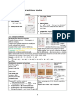 Categorical & Linear Models