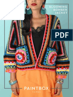 Blooming Bomber Jacket in Paintbox Yarns NDownloadable PDF - 2 PDF