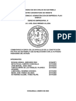 Relación de Los Articulos de La Constitución Con La Actividad Financiera Del Estado