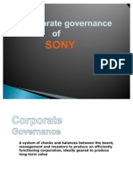 Sony Corporate Governance