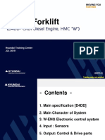 Entrenamiento Montacargas Diesel HMC Engine (D4DD)
