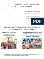 Rol Del Profesional en Psicología Social Comunitaria