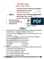 VPM Classes - Ugc Net Law - Mock Paper (P1 & P2 - New Pattern) - 48 Pages 2716374358 PDF