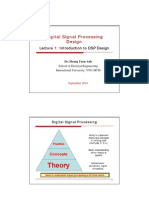 Digital Signal Processing Digital Signal Processing Design Design