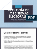 Tipología de Los Sistemas Electorales