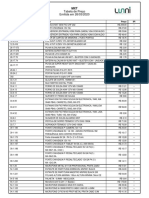 Tabela de Preço - MXT