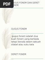 Gugus Fonem Dan Deret Fonem