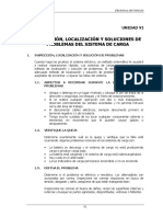 6 Inspección, Localización y Soluciones de Problemas Del Sistema de Carga