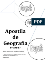 Apostila Geografia 6 Ano 3 Bimestre